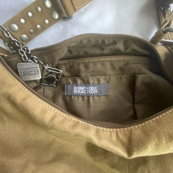 Kenneth Cole Gold Handbag - Picture 2 of 6